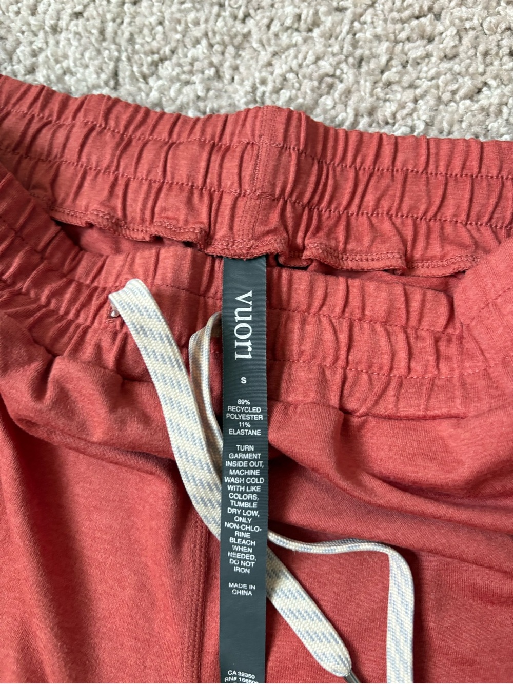 Vuori Women's Halo Lychee Heather Dreamknit Shorts - Picture 4 of 5